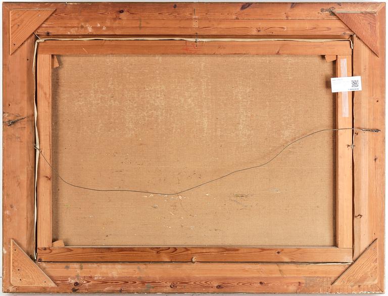 ANSELM DAHL, olja på duk, signerad.