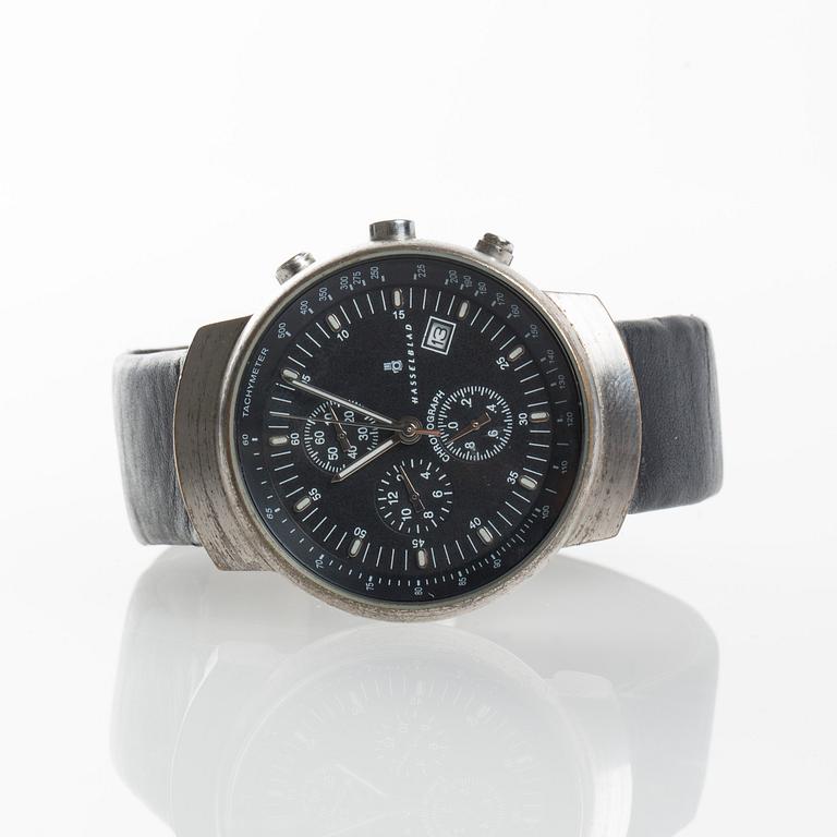 ARMBANDSUR, herr, Hasselblad Cronograf, 1900-talets andra hälft.