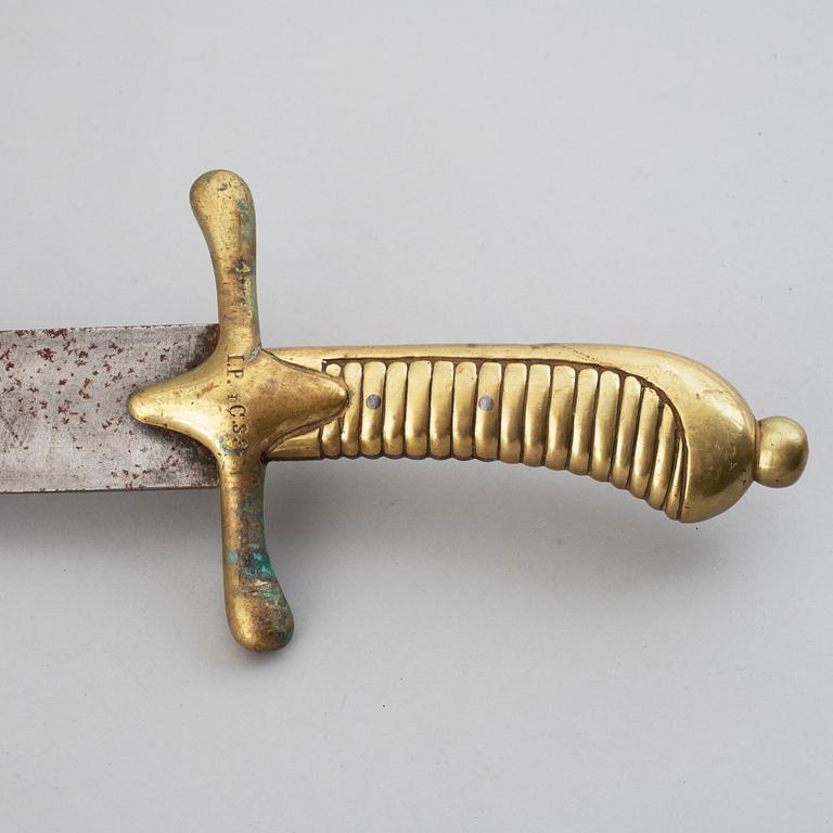 A mid 19th Century German fascine knife.