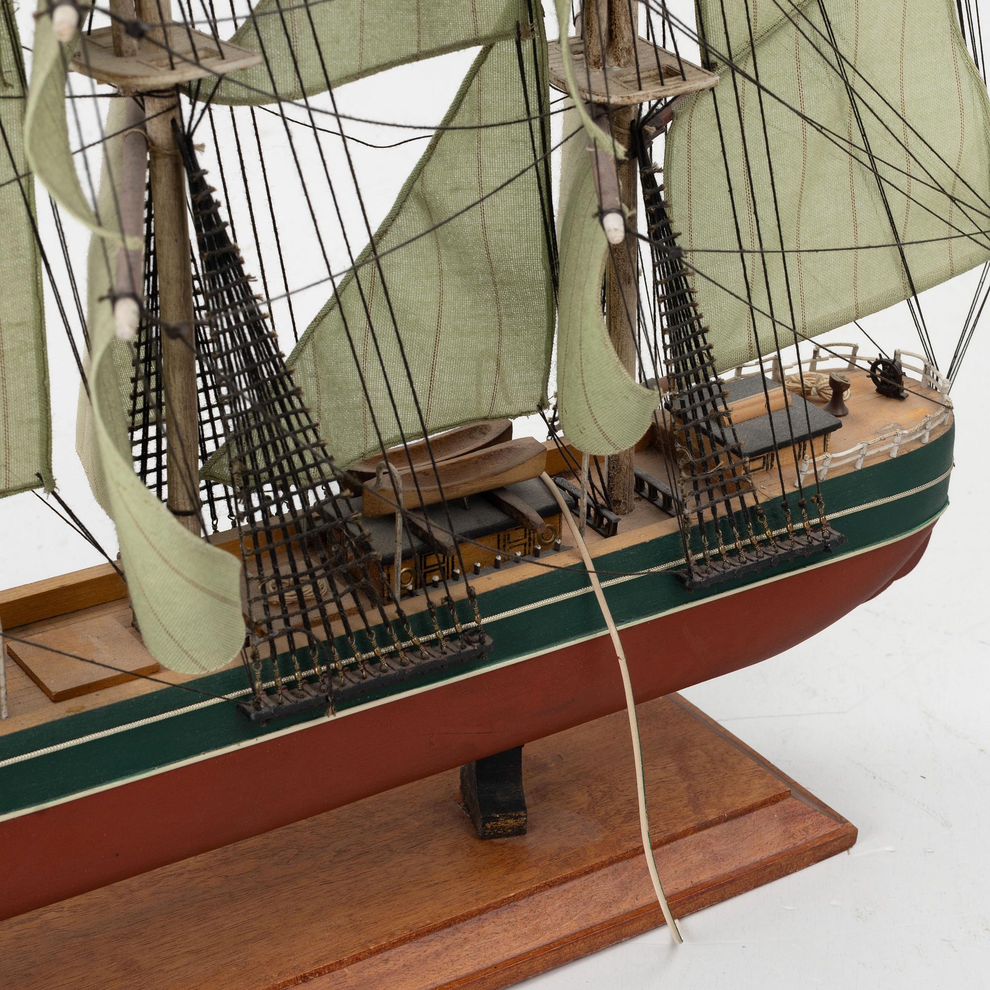 Ship model. 20th century.