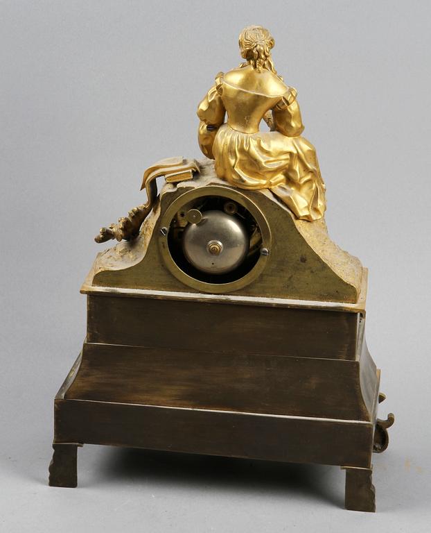 BORDSPENDYL, Brons, Nyrokoko,  Ryssland, 1800-talets mitt.