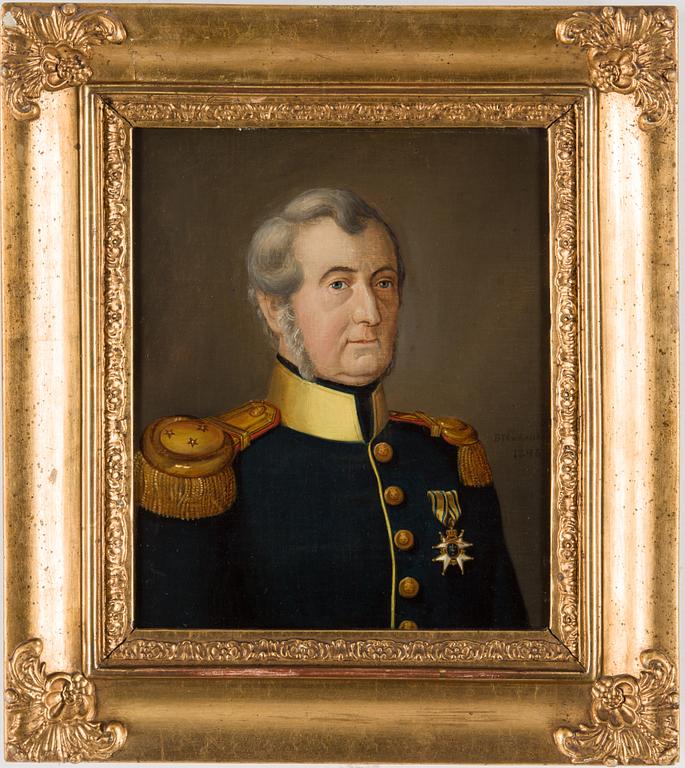 BENGT NORDENBERG, oil on canvas, signed and dated 1846.