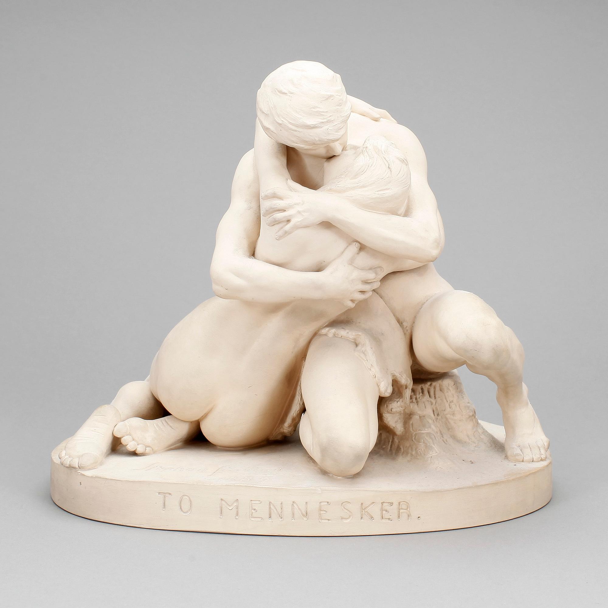 STEPHAN SINDING, efter, skulptur, Norge, Lergods, 1900-talets första hälft.