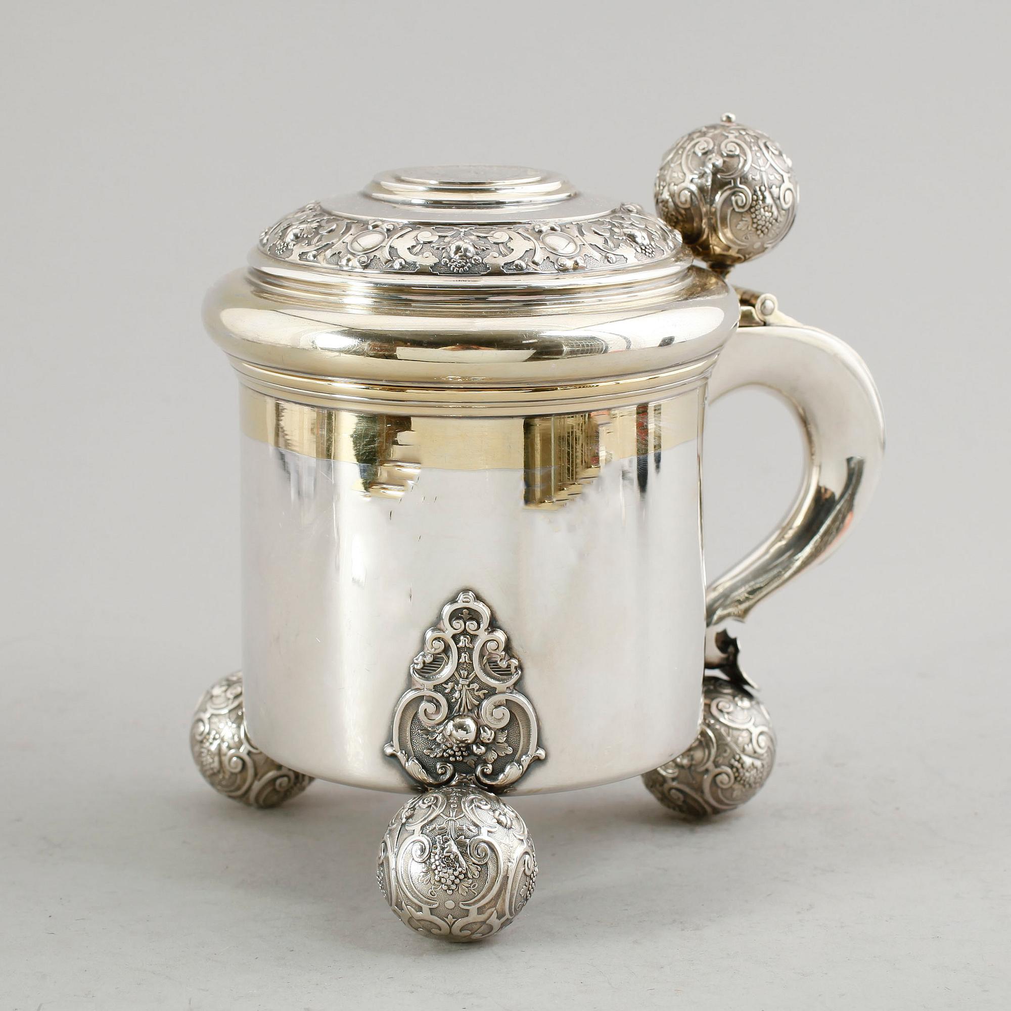 STOP, silver, GAB, Stockholm 1953. Vikt 660 g.