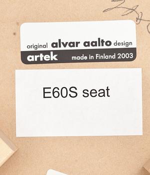 PALLAR, 2 st, Alvar Aalto, Artek, 2000-tal, etikettmärkta.