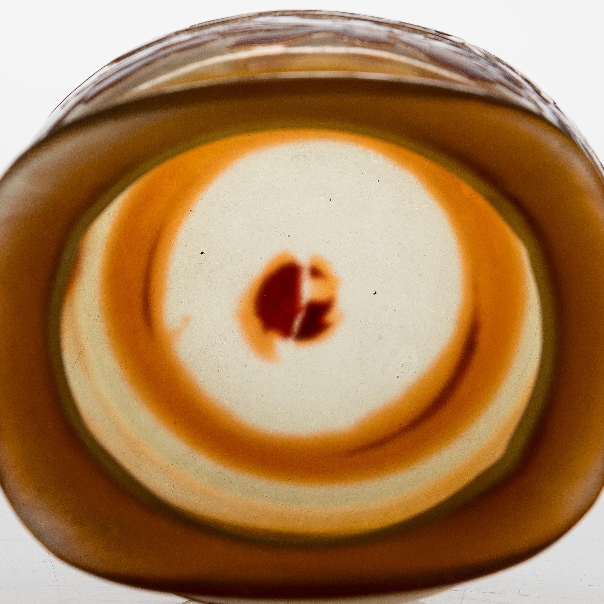Emile Gallé, vas, överfågnsglas, signerad  E. Gallé, Frankrike, 1800-talets slut.