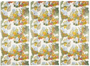 Josef Frank, a set of three 'Anakreon' curtains, Firma Svenskt Tenn.