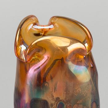 JOHN NORTHWOOD, an Art Nouveau glass vase around 1900.