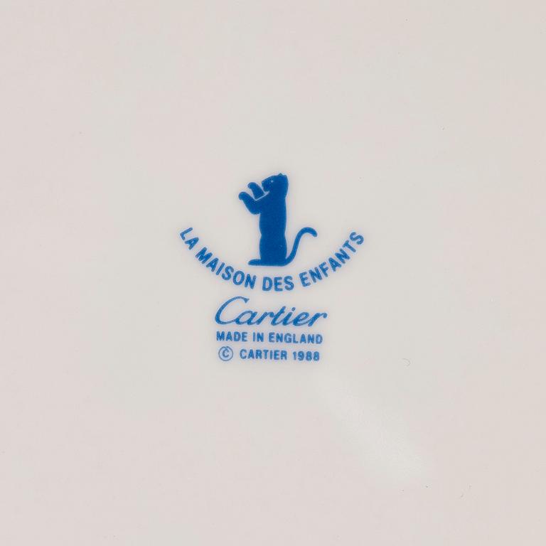 Cartier, barnservis, 4 delar porslin, "La Maison des Enfants.