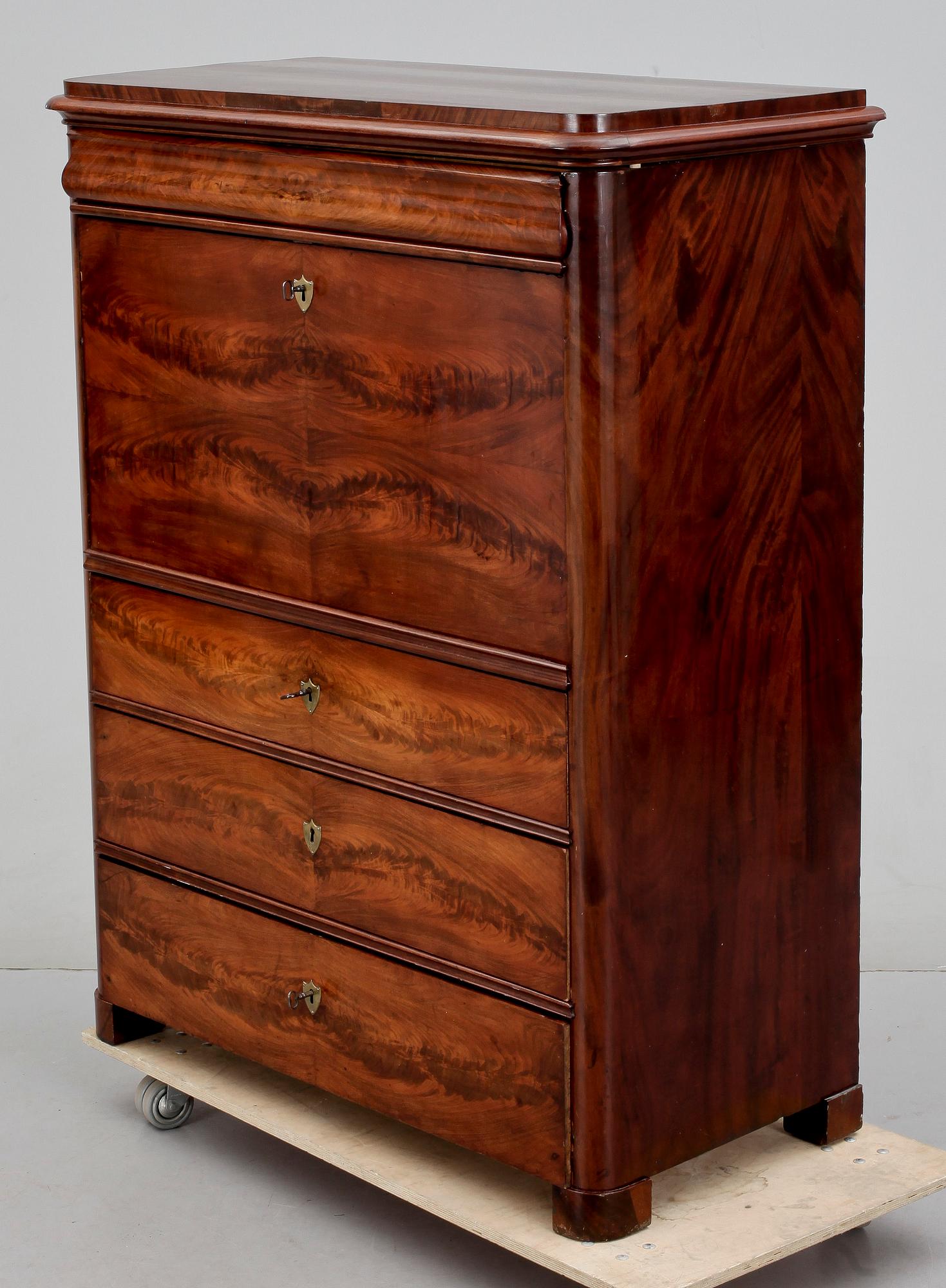 CHIFFONJÉ, senempire, 1800-talets mitt.