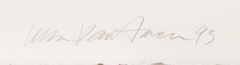 Ulla Rantanen, lithograph, signed and dated -93, numbered E.A. 2/6.