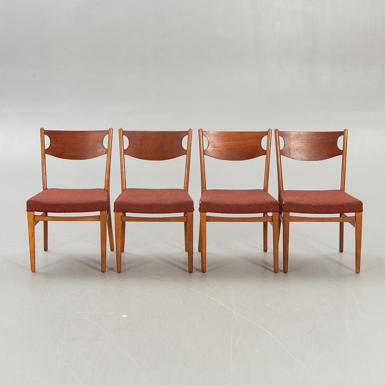 Stolar, 4 st, Danmark, 1960-tal.