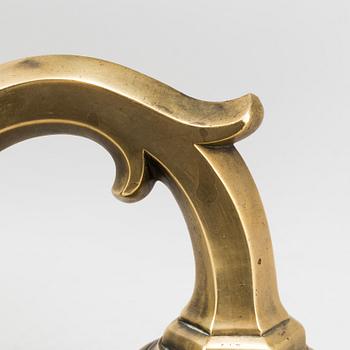 A bronze baroque wall sconce 17/18th century.