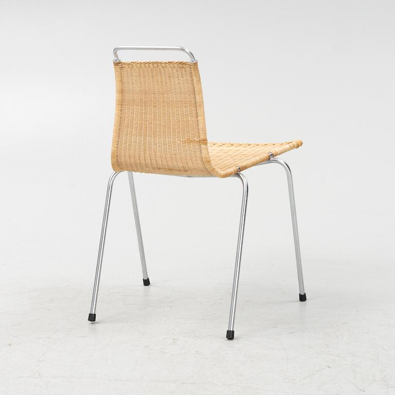 Poul Kjaerholm, a model PK-1 chair, probably from E Kold Christensen.