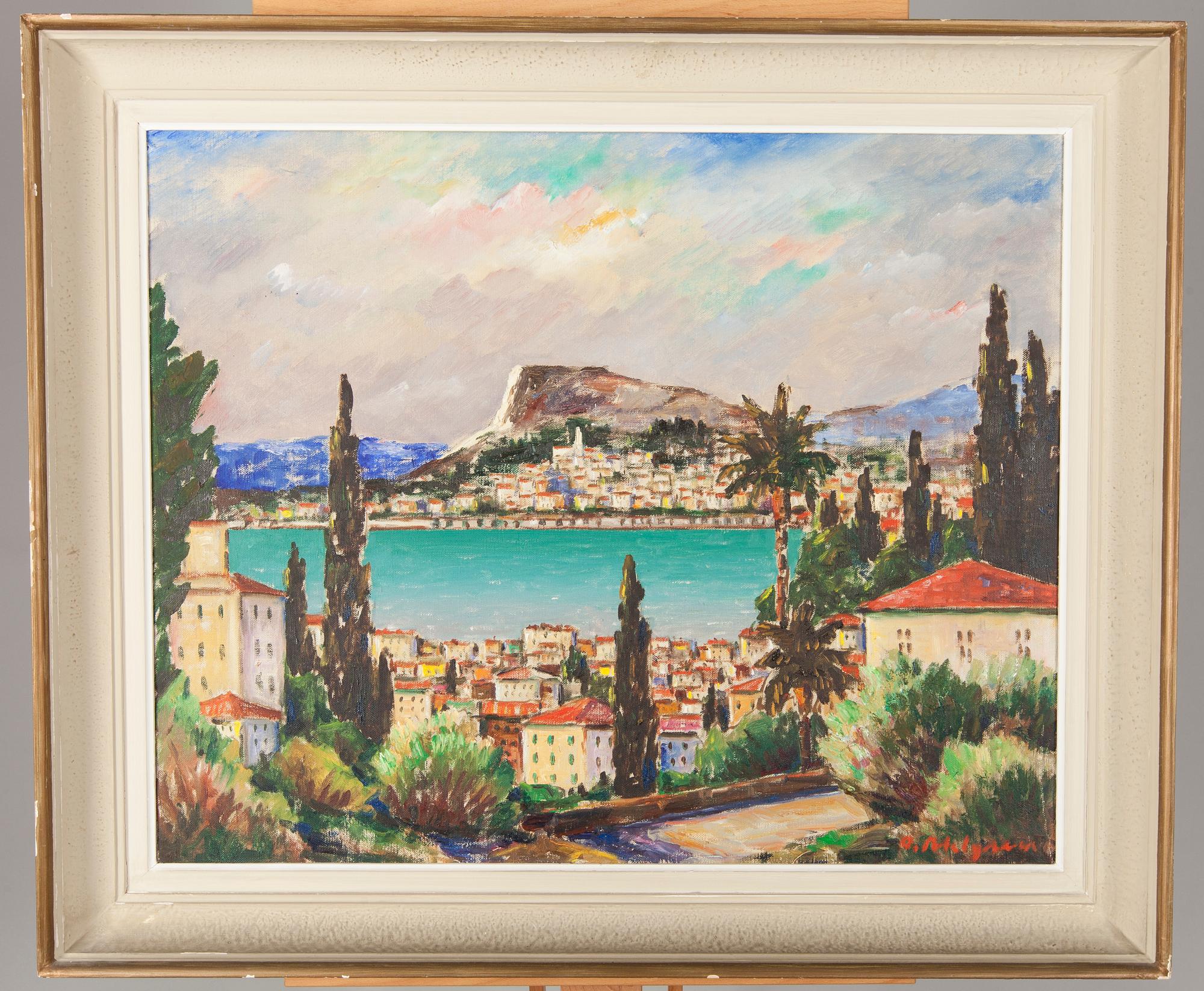 OLAVI AHLGREN, olja på duk, signerad.