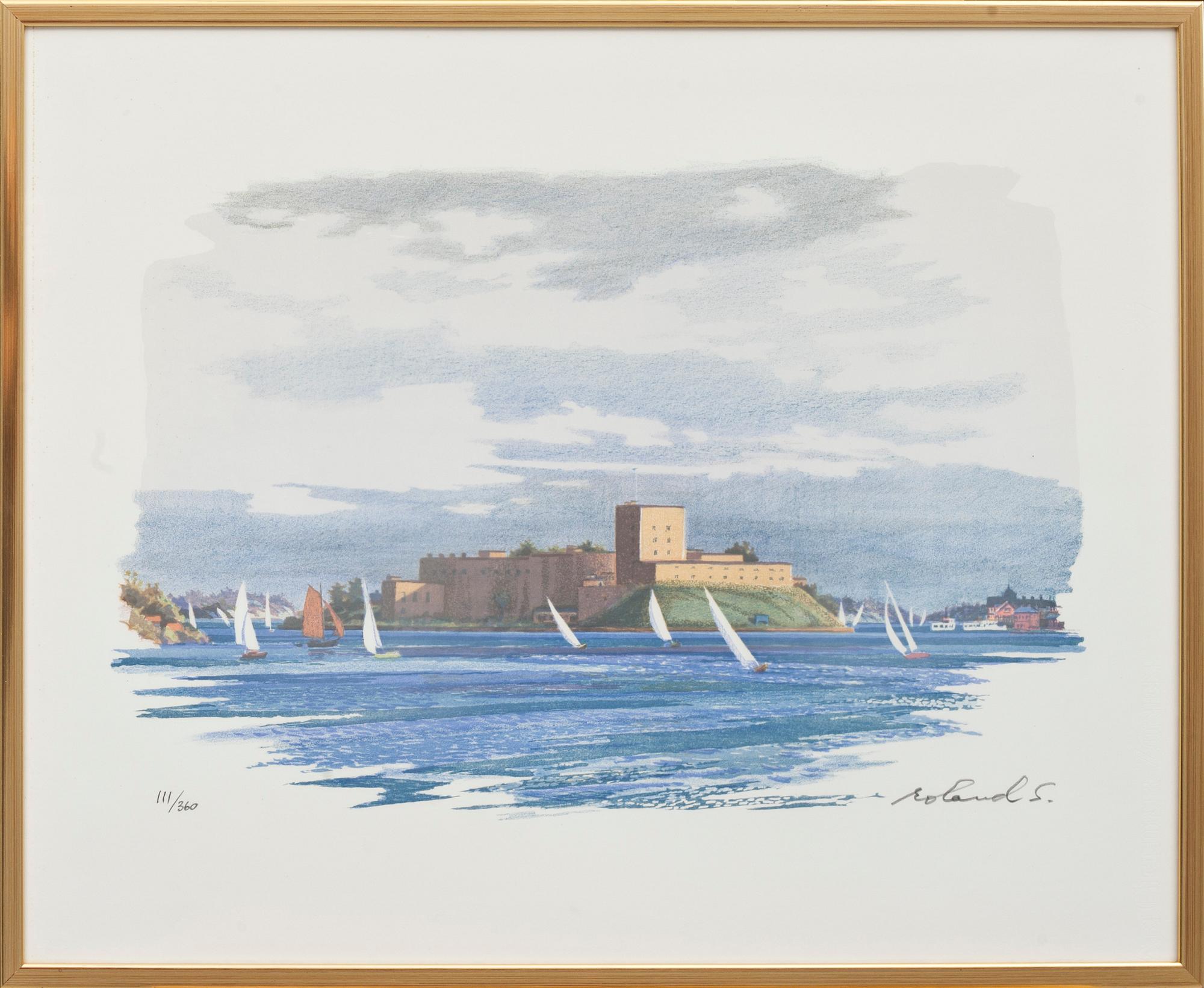 ROLAND SVENSSON, färglitografi, signerad och numrerad 111/360.