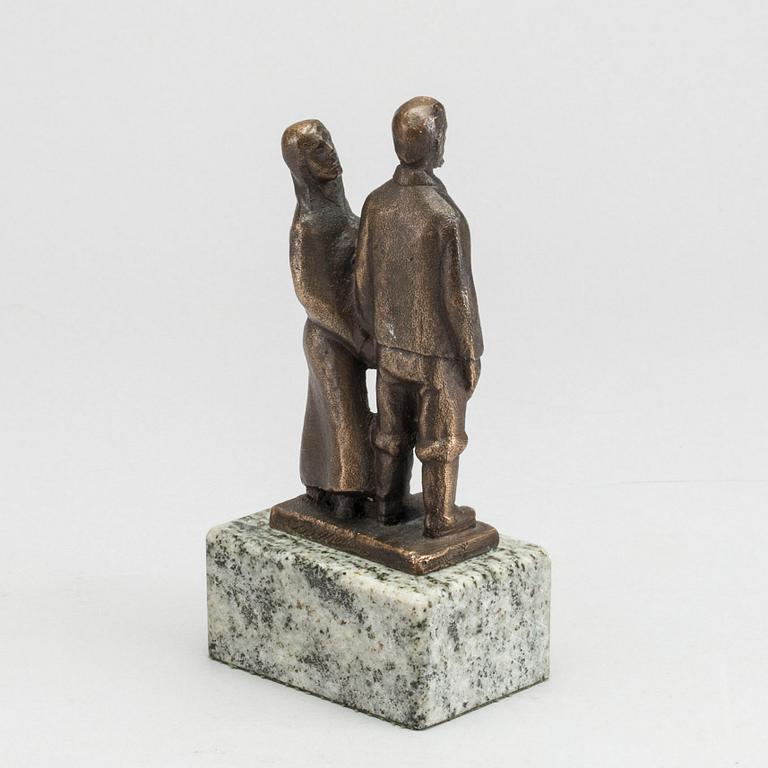 AXEL OLSSON, sculpture, bronze. Signed.