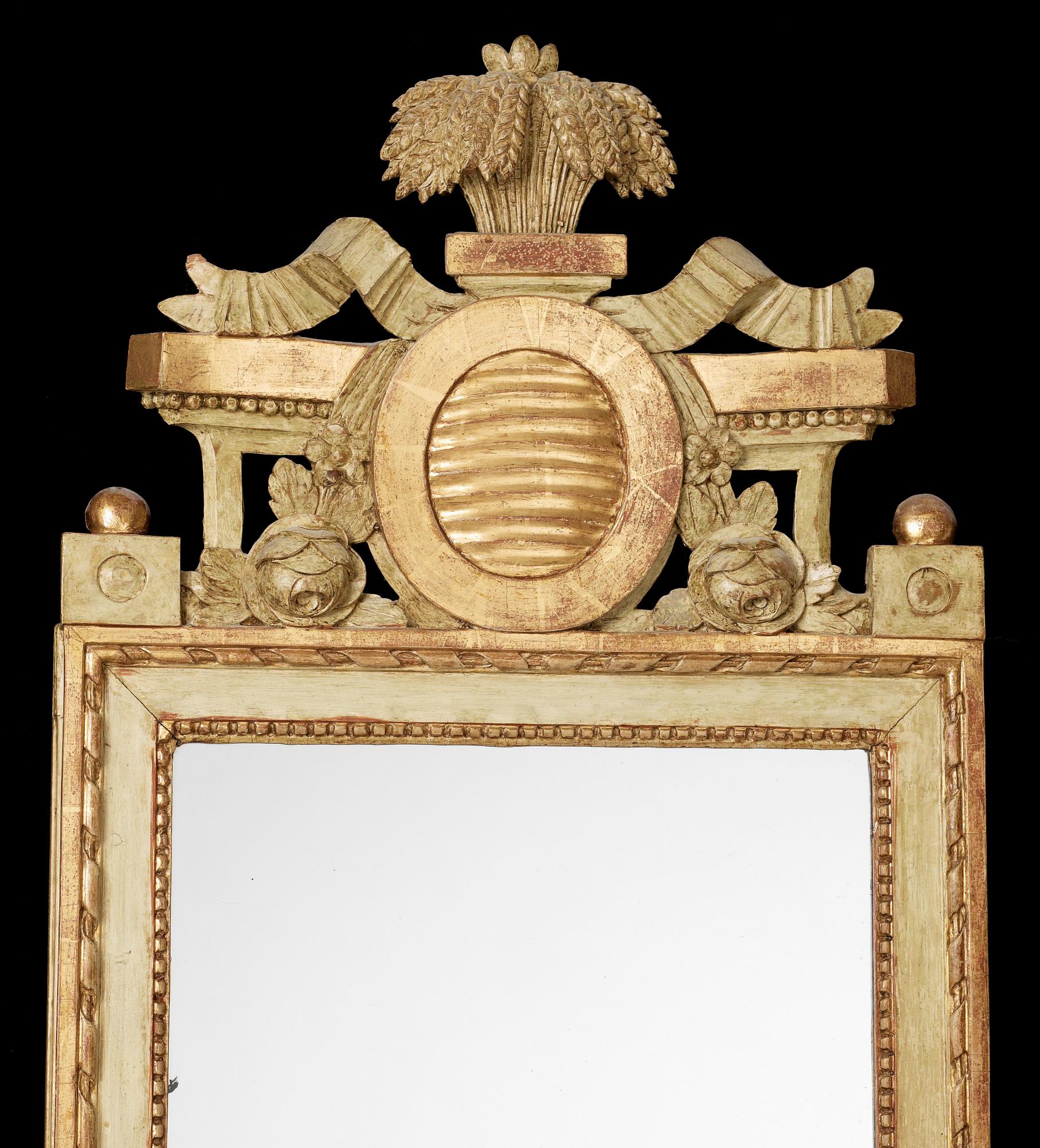 SPEGEL. Gustavianskt stockholmsarbete, 1700-talets andra hälft.
