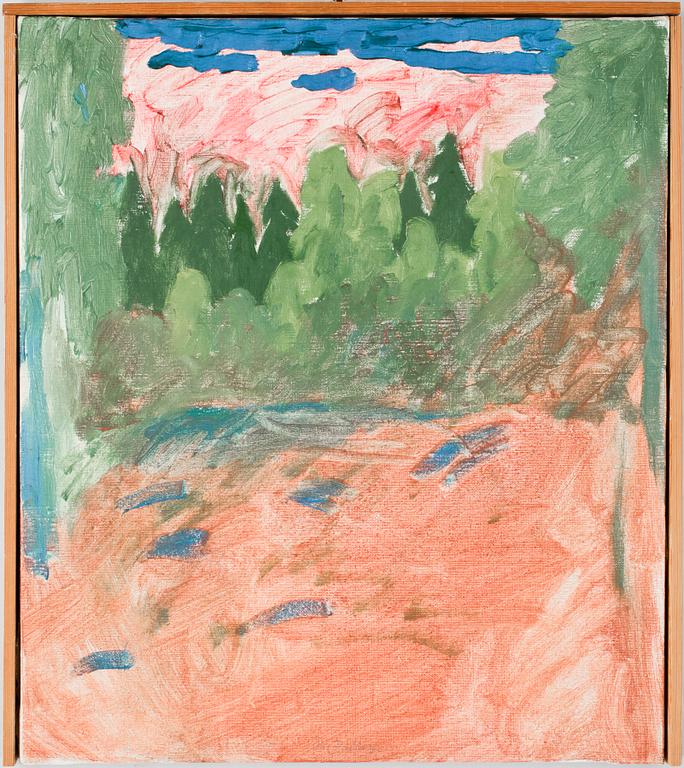 ÅKE PALLARP. Signerad Åke Pallarp. Olja på duk.