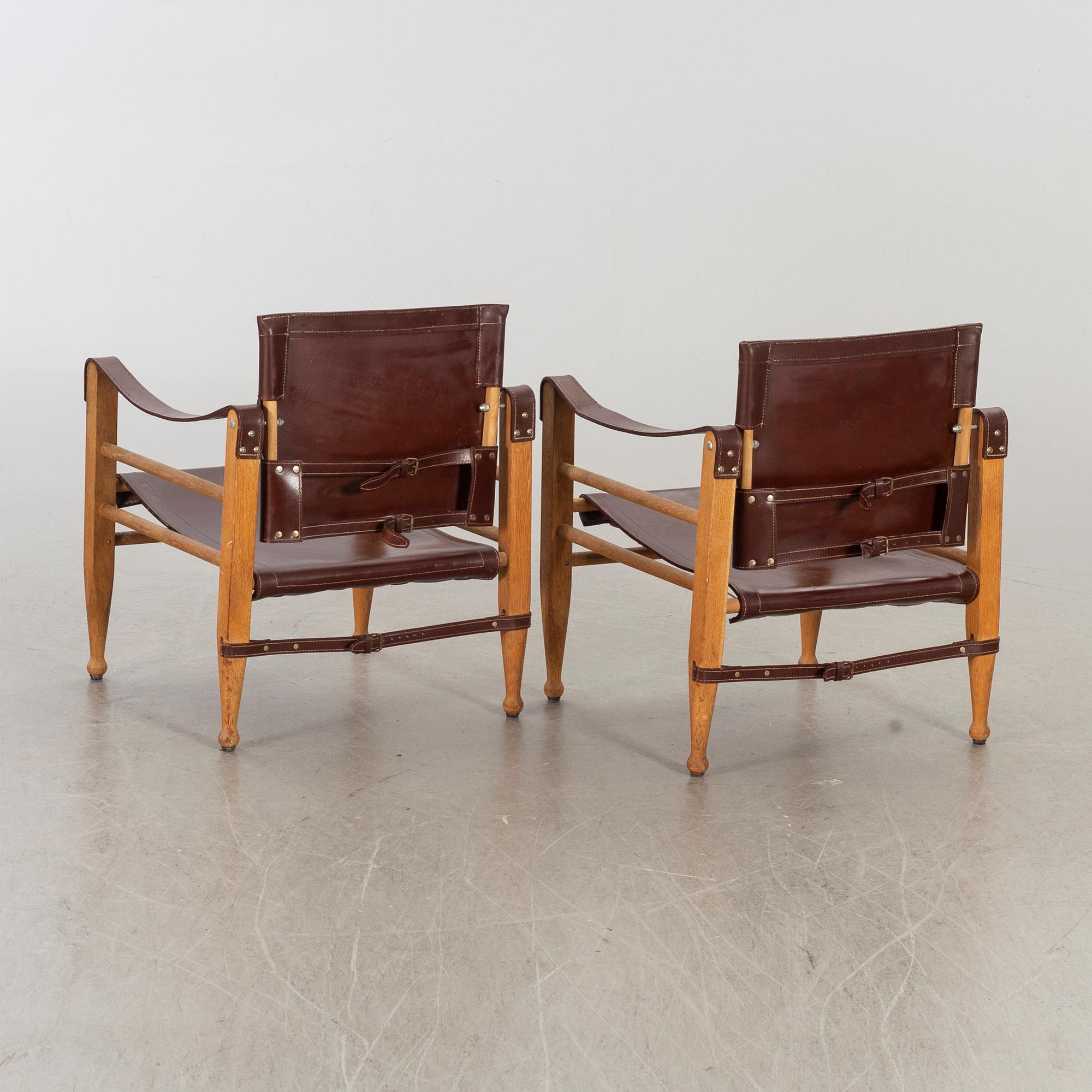 A PAIR OF EASY CHAIRS, SECOND HALF OF 20TH CENTURY.
