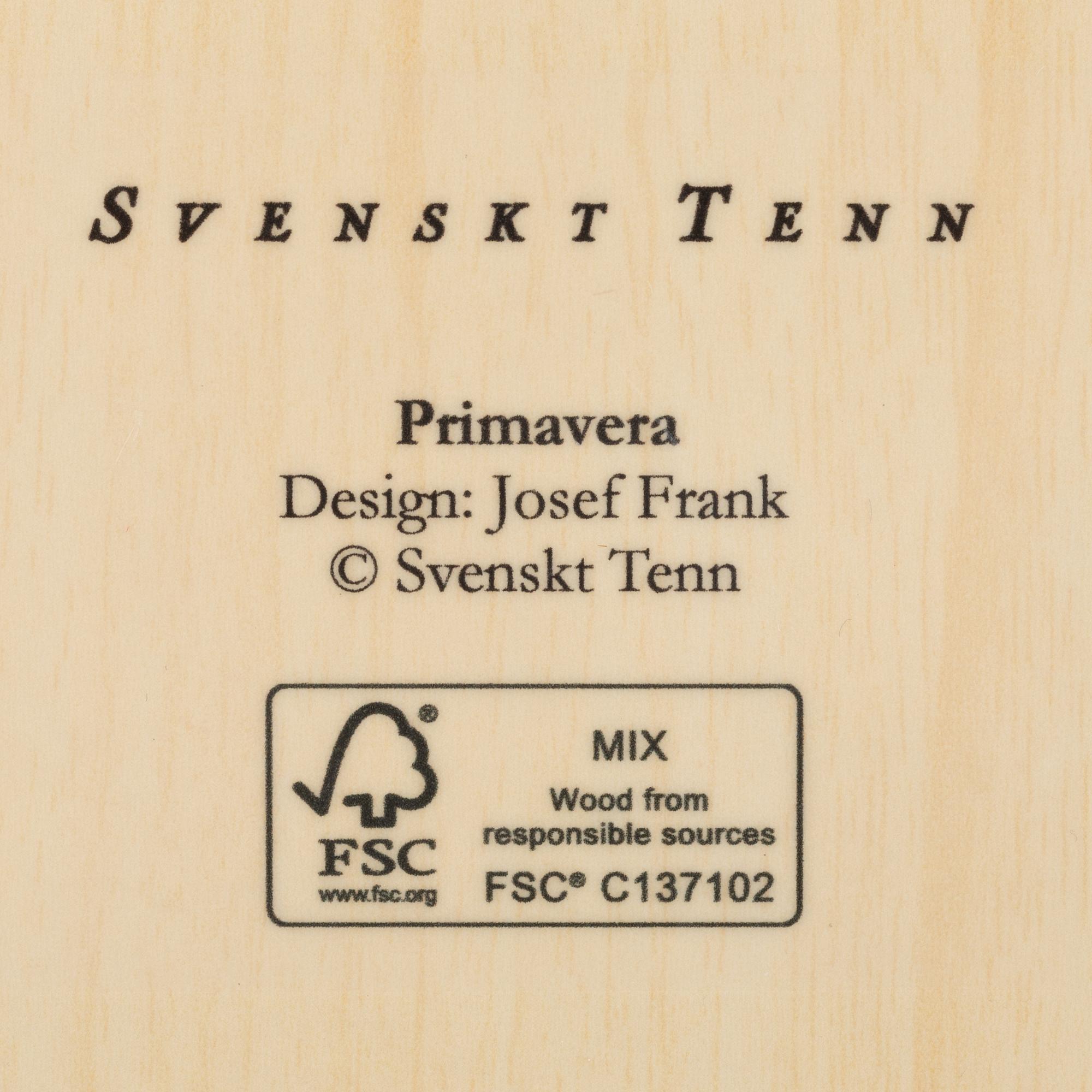 Josef Frank, brickbord, Firma Svenskt Tenn.