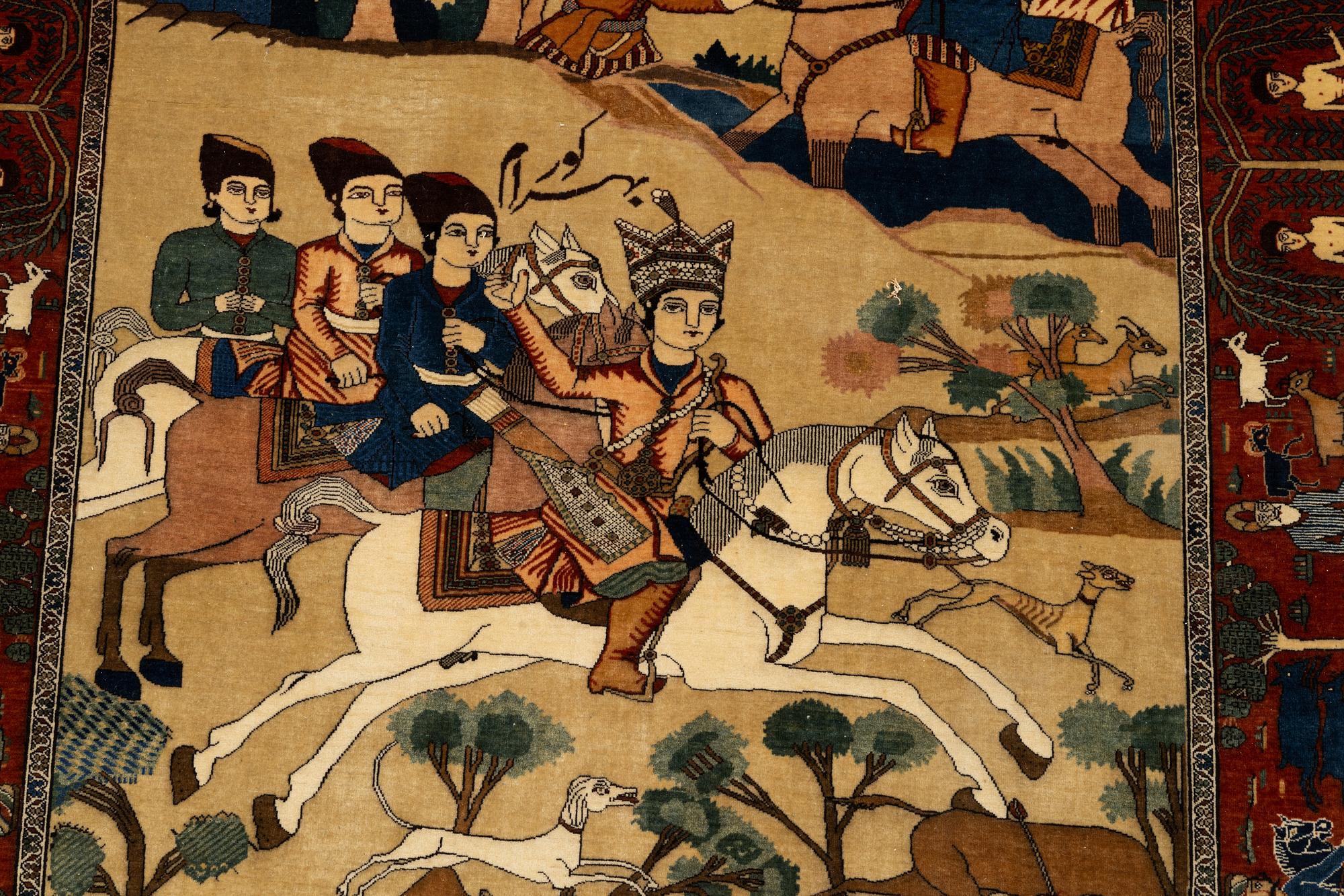 Matta, Antik Keshan, sk Motachem, ca 197 x 143 cm.