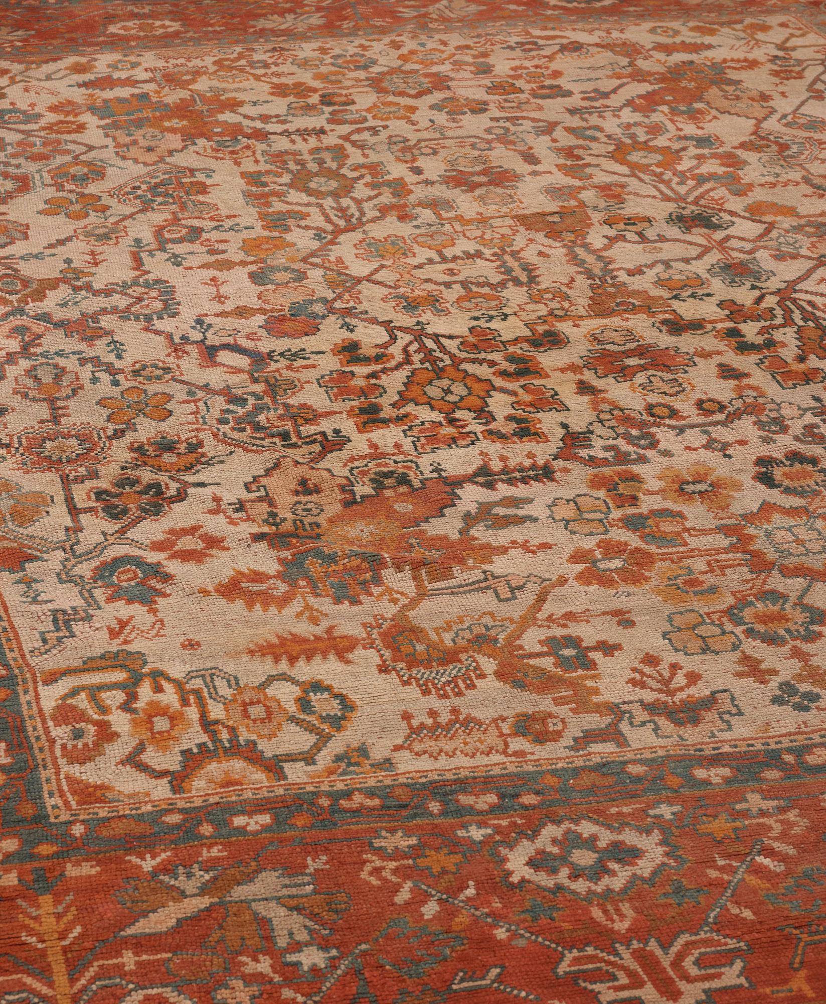ANTIK USHAK. 489 x 413 cm.