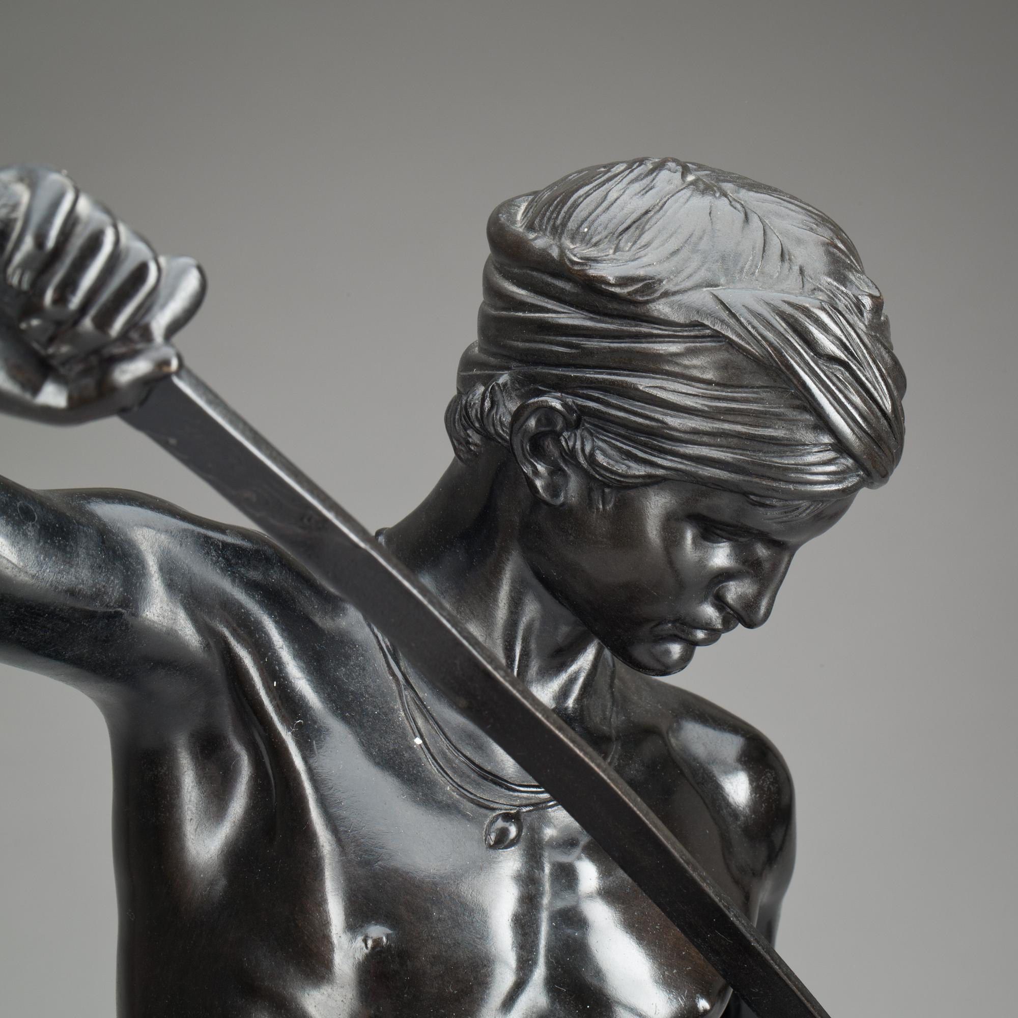 Jean Antonin Marius Mercié, "David vainqueur" (= The winner David).