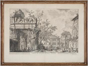 GIOVANNI BATTISTA PIRANESI, 2 st efter, etsningar, 17/1800-tal.