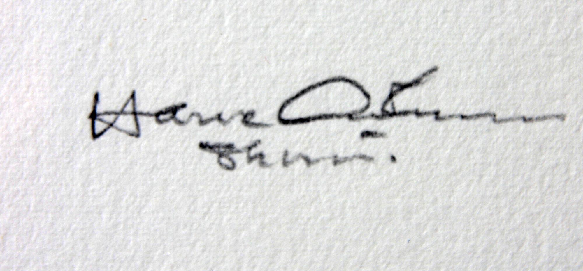 HASSE ANDERSSON, litografi, 2 st, sign.