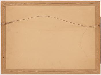 Torsten Andersson, träsnitt, signerad med dedikation till Sven X:et Erixson, daterad -55, numr 0/100.