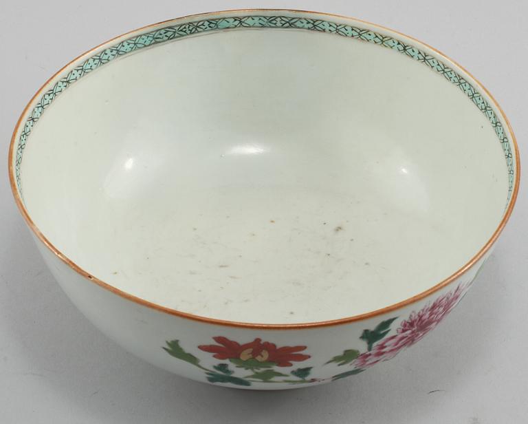 SKÅL, porslin, Kina, 1700-tal.