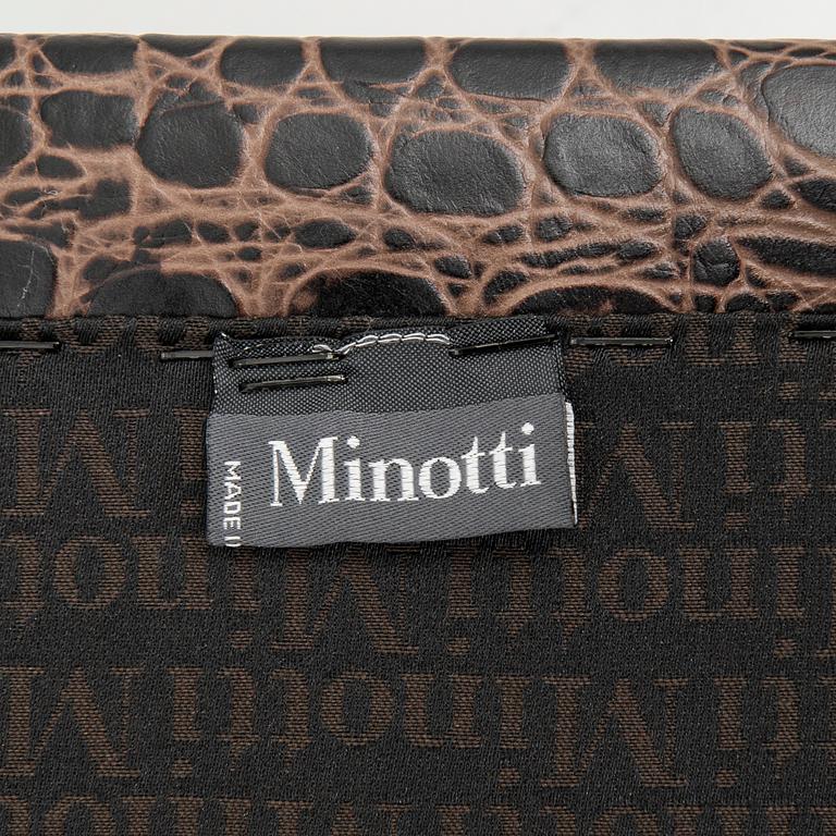 Rodolfo Dordoni, Chairs, 6 pcs, "Bag Light", Minotti, Italy, 1990s.