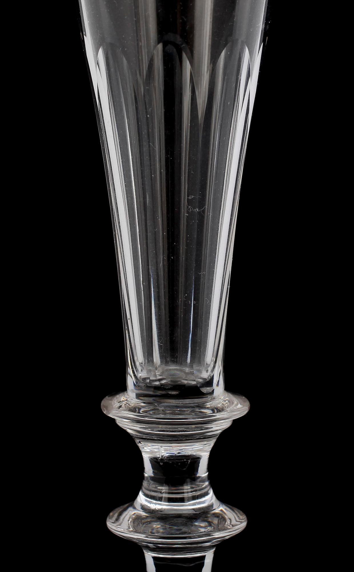 CHAMPAGNESTRUTAR, 12 st, glas, 1800-tal.