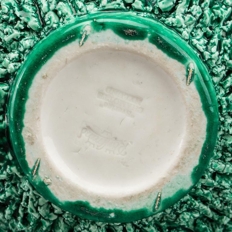 GUNNAR NYLUND, vas, "Igelkott" chamotterat stengods, Rörstrand, 1900-talets mitt/andra hälft.