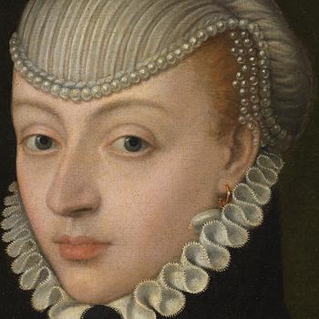 UNKNOWN ARTIST 17TH CENTURY. "Katarina Stenbock (1535-1621)".