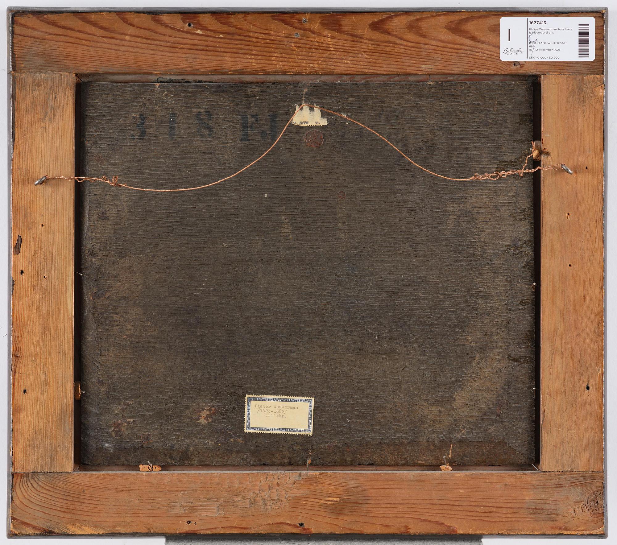 Philips Wouwerman, circle of, Unloading the cargo.