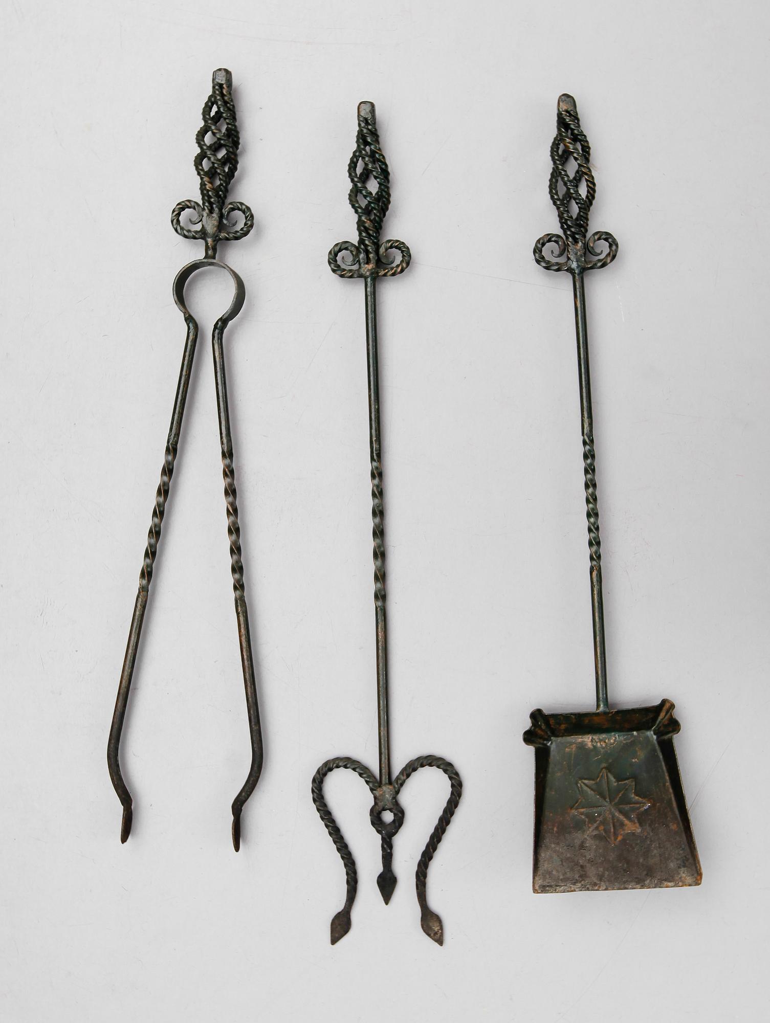 ELDSTÄLL, smide, 1900-talets första hälft.