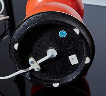 BORDSLAMPOR, ett par, AB Stilamatur, Tranås, 1900-talets andra hälft.