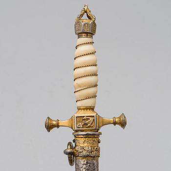 A GERMAN NAVAL DIRK END OF 19TH CENTURY.