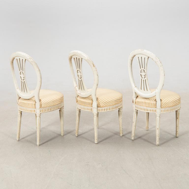 Chairs 6 pcs Sengustavian Lindomar work, first half of the 19th century.