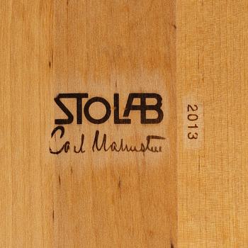 Carl Malmsten, stolar, 8 st, "Lilla Åland", Stolab, 2000. och 2013.