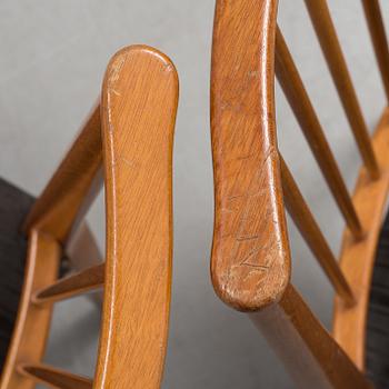 Eight model 970 chairs by Josef Frank for Svenskt Tenn.