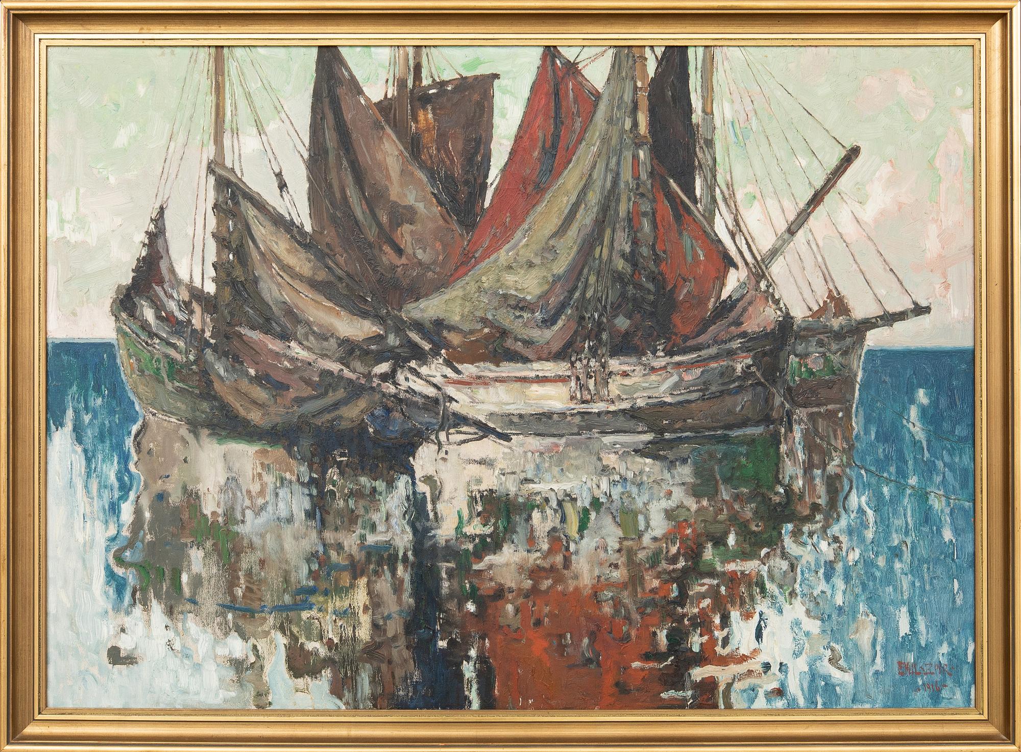 Emile Zoir, "Tone Fisher, Brittany", 1916.