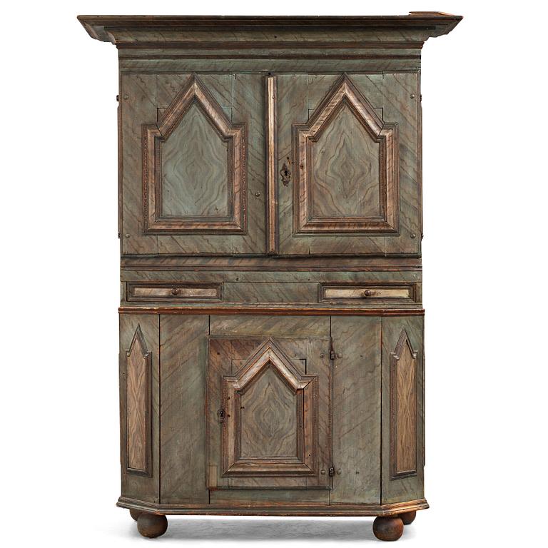 A Swedish cupboard from region of Dalarna 18th Century.