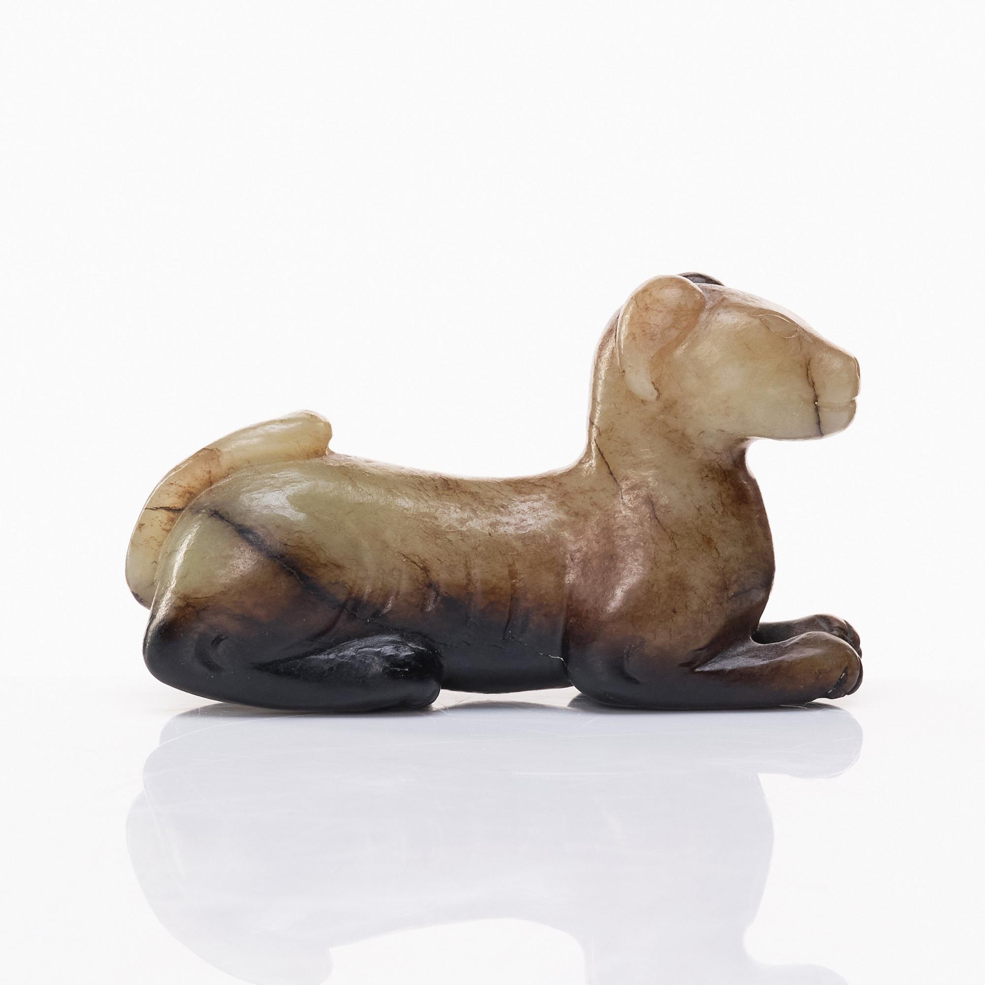 Figurin, nefrit. Qingdynastin.