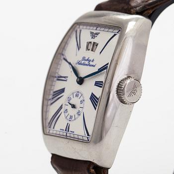 Dubey & Schaldenbrand, Aerodyn, Date, wristwatch, 34 mm.