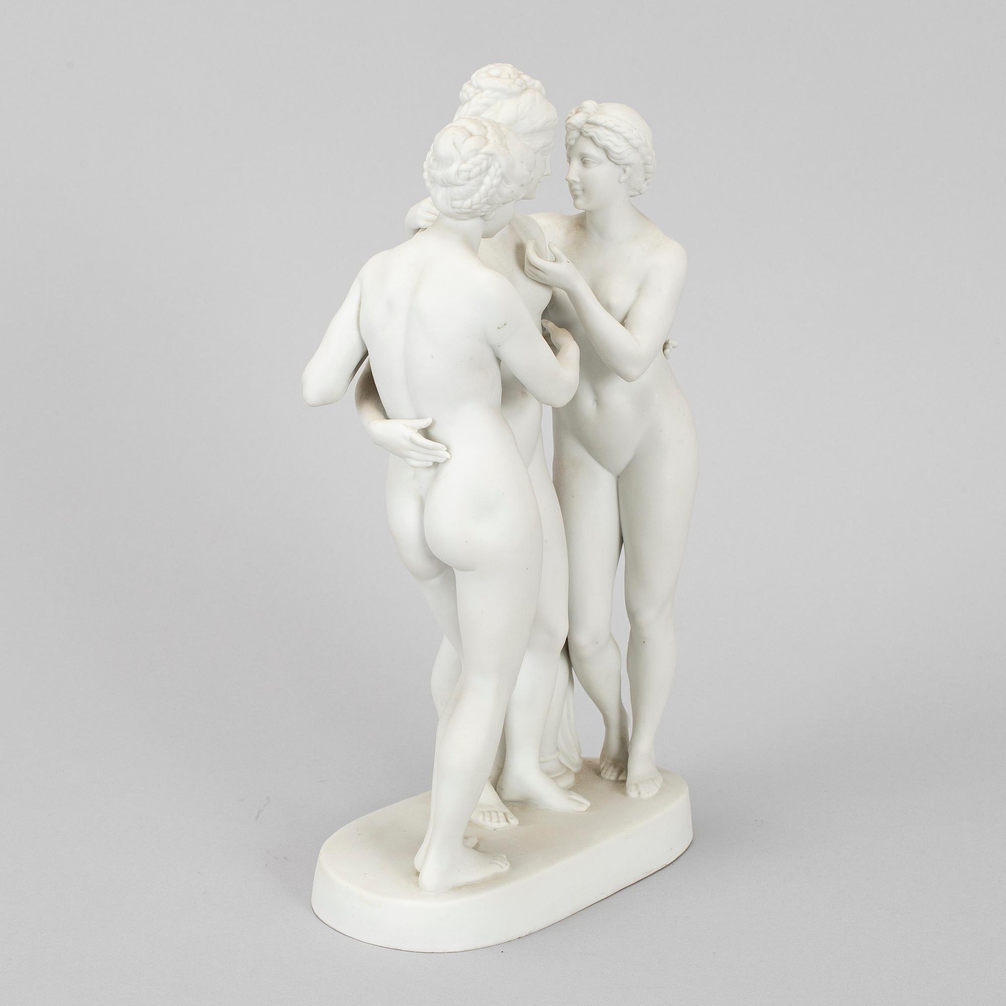 A porcelain figurine, Three Graces.