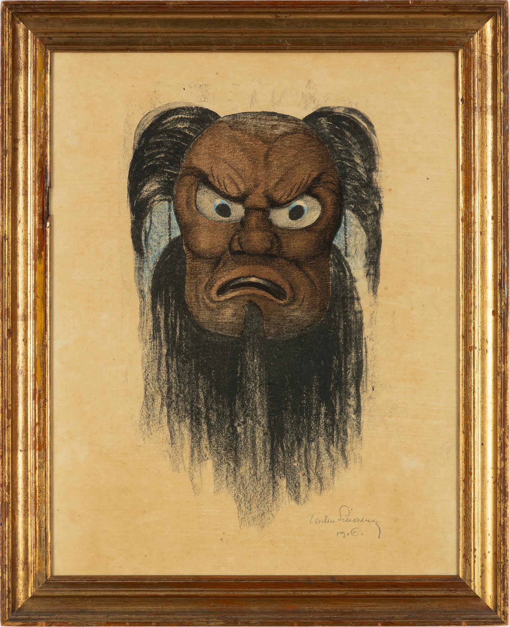 Torsten Schonberg, Japansk Hannaya-mask.