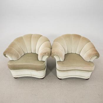 Fåtöljer ett par Swedish Modern 1940-tal.